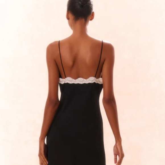 **Last One - Small!!**LoveShackFancy Manuela Bow Slip Dress - Picture 13 of 16
